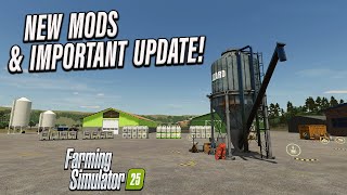 CRUCIAL UPDATE \u0026 NEW MODS! ON FARMING SIMULATOR 25 | PS5 (Review) 11th Feb 25.