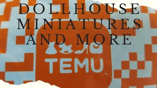 TEMU Dollhouse Minutures Haul