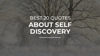 Best 20 Quotes about Self Discovery | Quotes for You | Most Famous Quotes