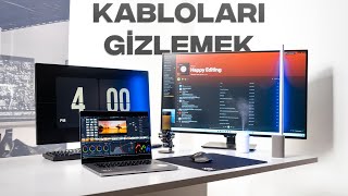 Odadaki düzensiz dağınık kablolar nasıl gizlenir? | Kablo Düzenleme İpuçları