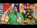 EVANGELIO DE HOY viernes 29 de noviembre del 2024 - Padre Arturo Cornejo