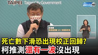 死亡數下滑恐出現校正回歸？　柯文哲推測「還有一波」沒出現