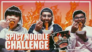 SPICY NOODLE CHALLENGE W/ THE GANG | Nathan Naiker