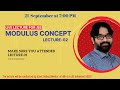 Modulus Concept Lecture-02 | Basic Maths By Ajeet Dubey | Live Lecture for JEE Main & JEE Advanced