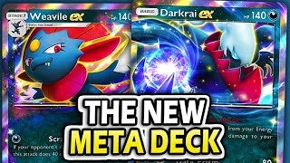 NEW DARKRAI EX Deck is the INSANE! (USE IT!!) Pokemon TCG Pocket