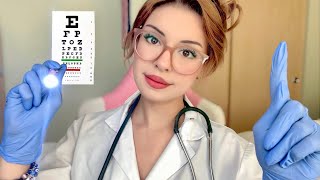 ASMR Fast \u0026 Aggressive Full Body Exam, Eye, Orbital, Light, Physical, Cranial Nerve Medical Roleplay