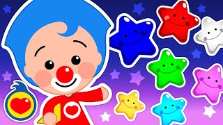 Twinkle Twinkle Colorful Stars ✨| Playful Learning | ♫ Plim Plim | Pre-K Nursery Rhymes