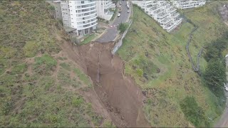 Chile landslide caused by water collector collapse after heavy rains | AFP