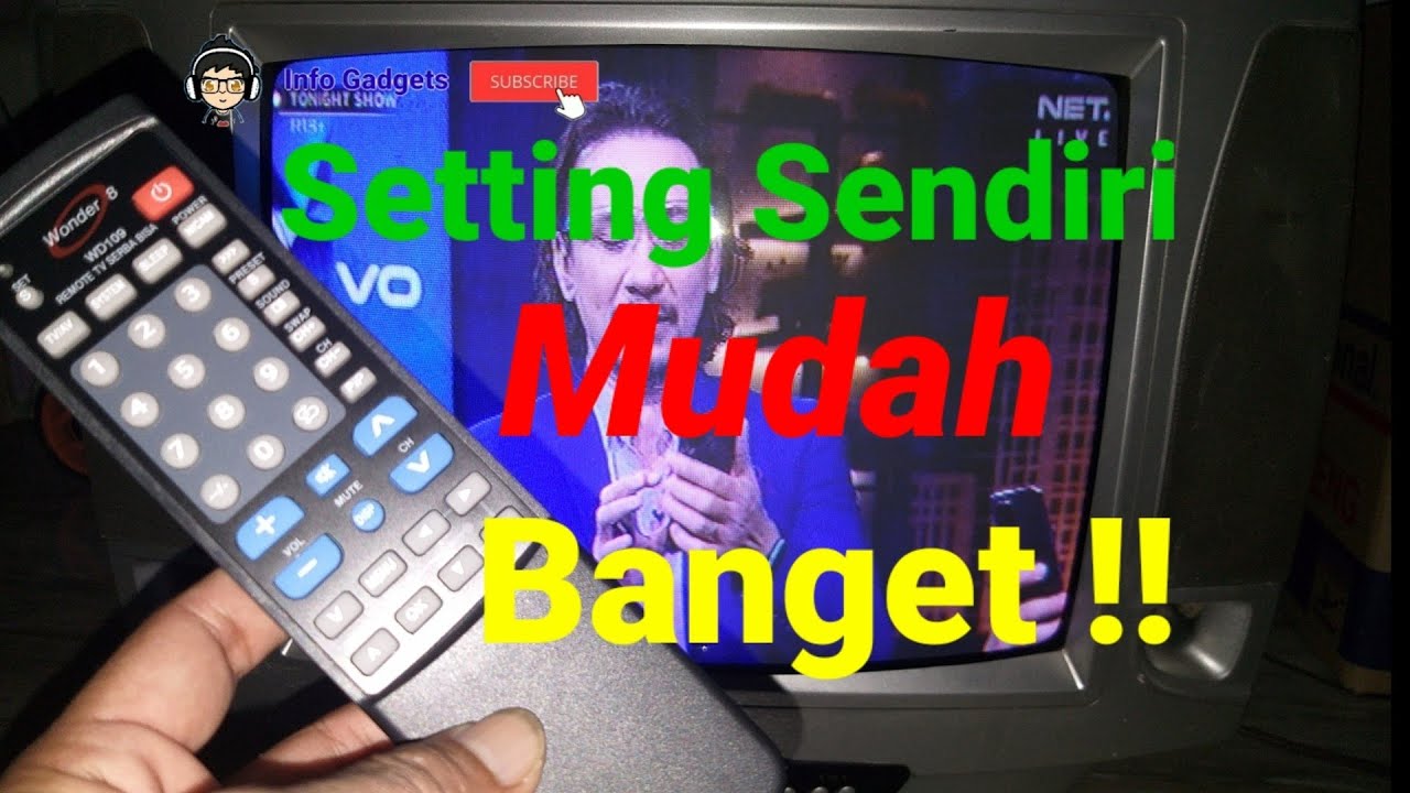 Mudah!! Cara Setting Remote TV Universal | Kode Remote Polytron Minimax ...