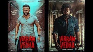Vikram Vedha Teaser | Saif Ali Khan | Hrithik Roshan | Friday Filmworks