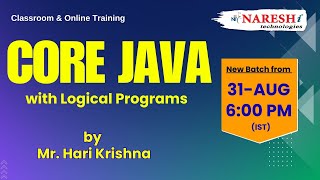 Core Java Training | by Mr. Hari Krishna