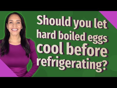 Should I let hard-boiled eggs cool?