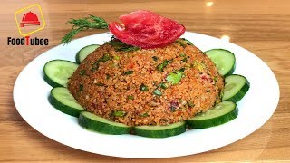 Kisir Turkish bulgur salad / Салат из булгура Кысыр