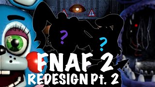 FNAF Redesign: FNAF 2 Toy Bonnie and Withered Bonnie | Officially Lewis