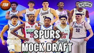 Spurs 2024 NBA Mock Draft | San Antonio Spurs Draft