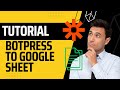 BOTPRESS TO GOOGLE SHEET & GMAIL - TUTORIAL