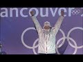 alpine skiing men s super g victory ceremony vancouver 2010 winter olympic games