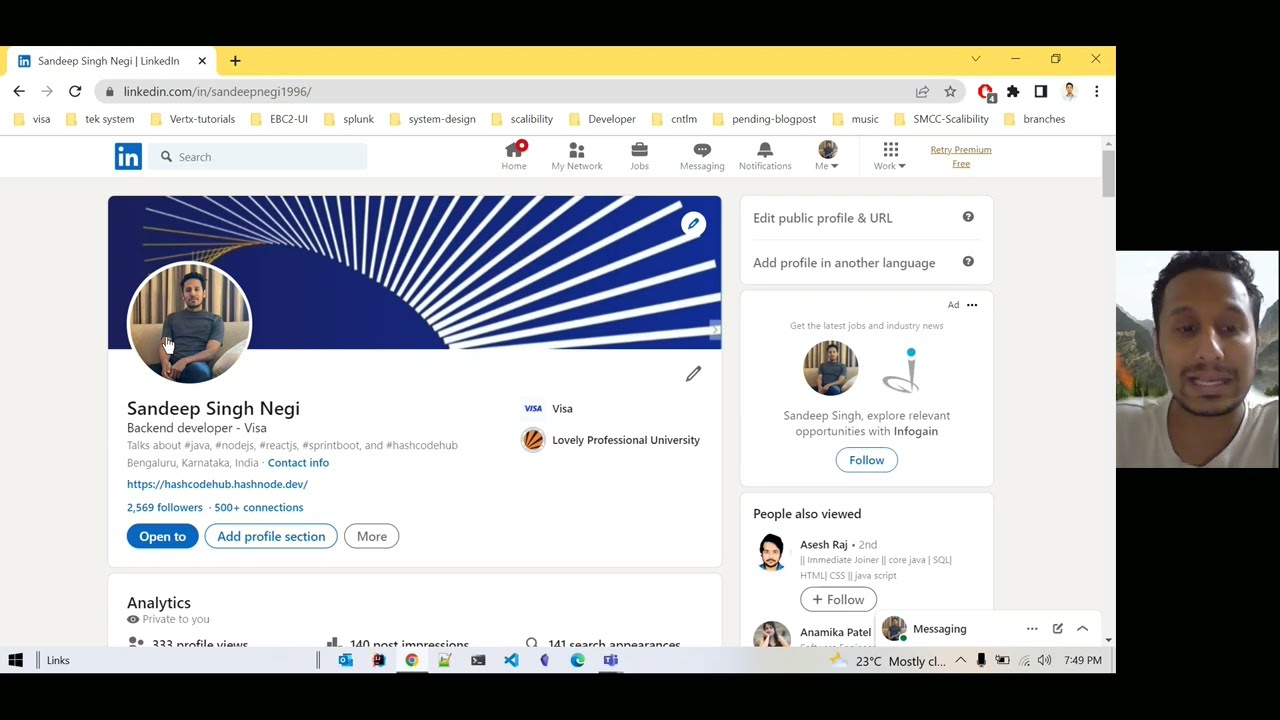 How To Create Linkedin Profile As Software Engineer Youtube