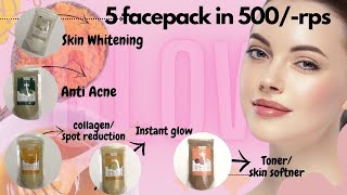 5 Affordable Facepacks from Daraz for GLOWING Skin! ✨ | 5 Best Brightening Facepacks In 500 PKR