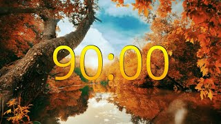 90 minute timer with Autumn sounds