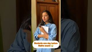 Students One Day Before Maths Exam | CBSE Term 2 Class 10 Maths Exam | Shubham Pathak | Fun Video