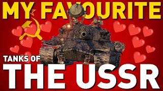 My TOP TANKS of the USSR in World of Tanks!