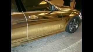 Golden Car - Mercedes AMG Dubai