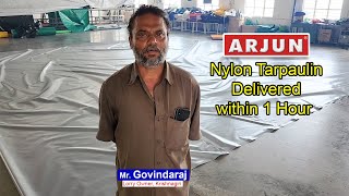 PVC Coated Nylon Tarpaulins - Delivered in One Hour, Direct from  Factory Sharing of Mr. Grovindraj.