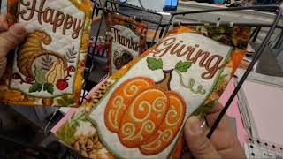 A1 Vacuum & Sewing Reno is live! Janine Babich Happy Thanksgiving Table Top Display