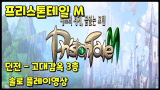 프리스톤테일M - 던전 고대감옥 3층 솔플