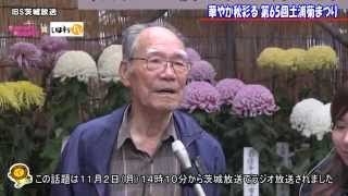 スクーピーレポート「華やか秋彩る 第65回土浦菊まつり」〈土浦市〉IBS（2015.11.9）