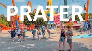 Vienna Walk Prater Amusement Park, July 2024 | 4K HDR