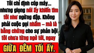 Tôi tưởng chỉ là cuộc gọi nhầm… cho đến khi nghe thấy giọng của vợ mình bên kia đầu dây.”