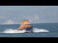 weymouth lifeboat rnli 17 32 on shout to rescue yacht in trouble in the infamous race