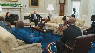 George Floyd's Family Meets With President Biden To Push Police Reform