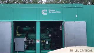 500 kW Cummins QSX15-G9 Diesel Generator - Start Up