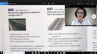 بخش يازدهم از سوال ٦٠٦ تا سوال ٦١٢ از كتاب theory test for car drivers در uk با درياDarya