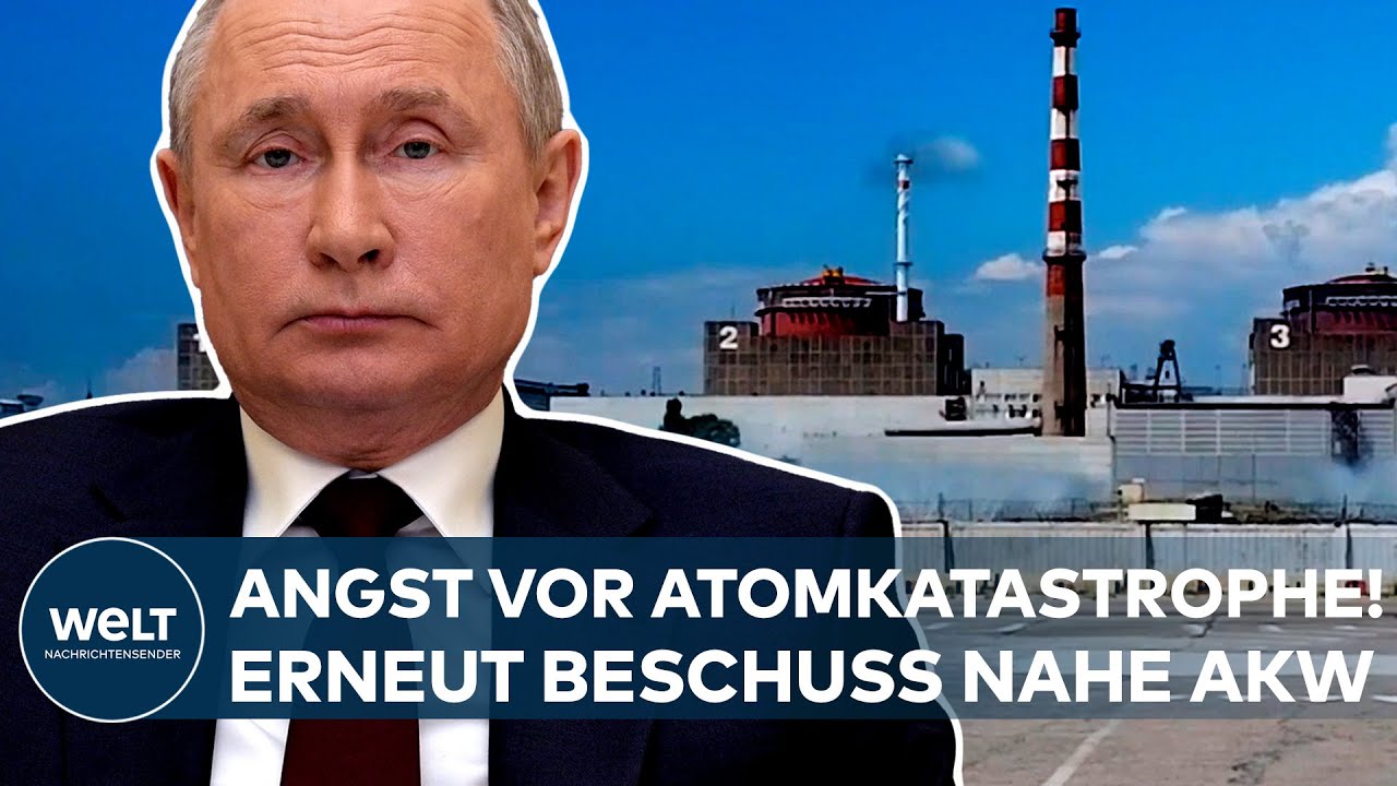 PUTINS KRIEG: Atomkatastrophe Droht! Erneut Beschuss Nahe Atomkraftwerk ...