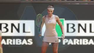 D. Collins vs A. Sabalenka [Roma 24]| SF | AO Tennis 2 Gameplay #aotennis2 #AO2
