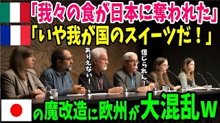 【海外の反応】「欧州で生まれた食を世界は日本スイーツとして大絶賛してる…」日本のアレンジ能力に世界が驚愕！【日本のあれこれ】