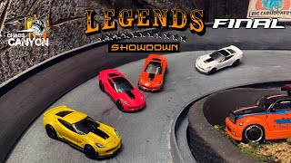 Legends Showdown  Charger vs Corvette  FINAL  Diecast Racing