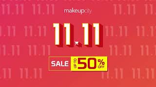 makeupcity's 11.11 sale is HERE! 👀🥳