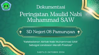 Acara Peringatan Maulid Nabi Muhammad SAW SDN 08 Pamuruyan Tahun 1446 H/2024 M