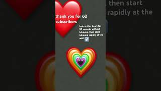 heart thanks for 60 subscribers #music