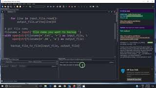 how to backup file using python||File handling