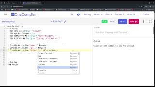 Visual Basic lab # 3 | Basic Profile | Integer & Dim | Print Number in VB.NET