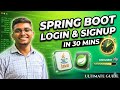 Spring Boot : User Login and Registration Tutorial [ In 30 Mins ] - Spring boot Series