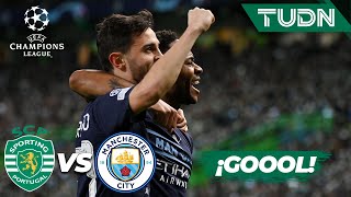 ¡GOLAZO! Sterling hace el quinto para el City | Sporting 0-5 Man City | UEFA Champions League - Octa