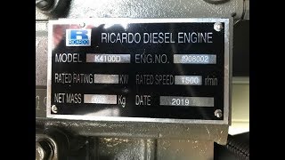 Tune up China Diesel Engine Ricardo weifang k4100d