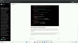 call a server side python script from javascript